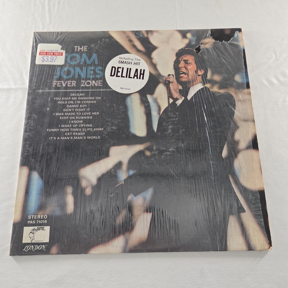 Tom Jones –‎ The Tom Jones Fever Zone - PAS-71019 Record Vinyl LP VG Tested